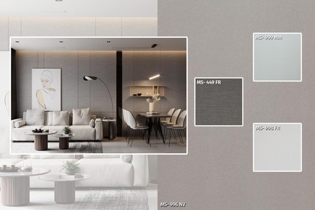 Giải pháp vật liệu mới Melamine vân vải