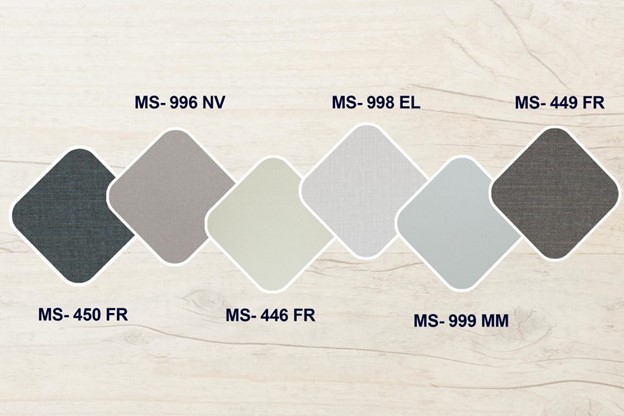 Bộ sưu tập bề mặt phủ Melamine vân vải