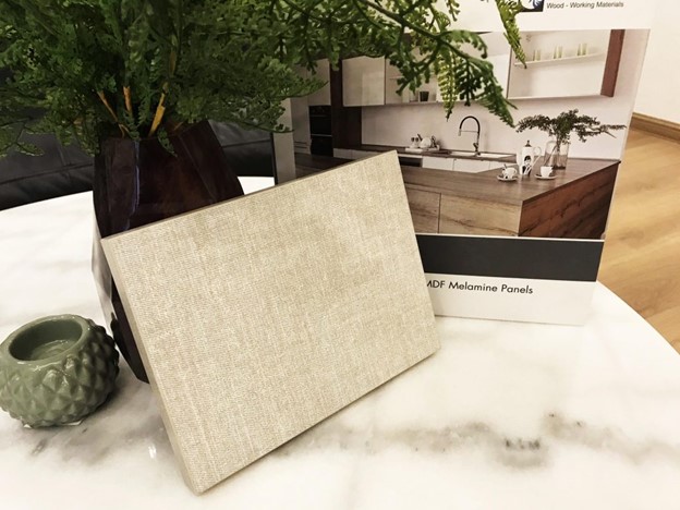 Hình ảnh vật liệu mới Melamine vân vải